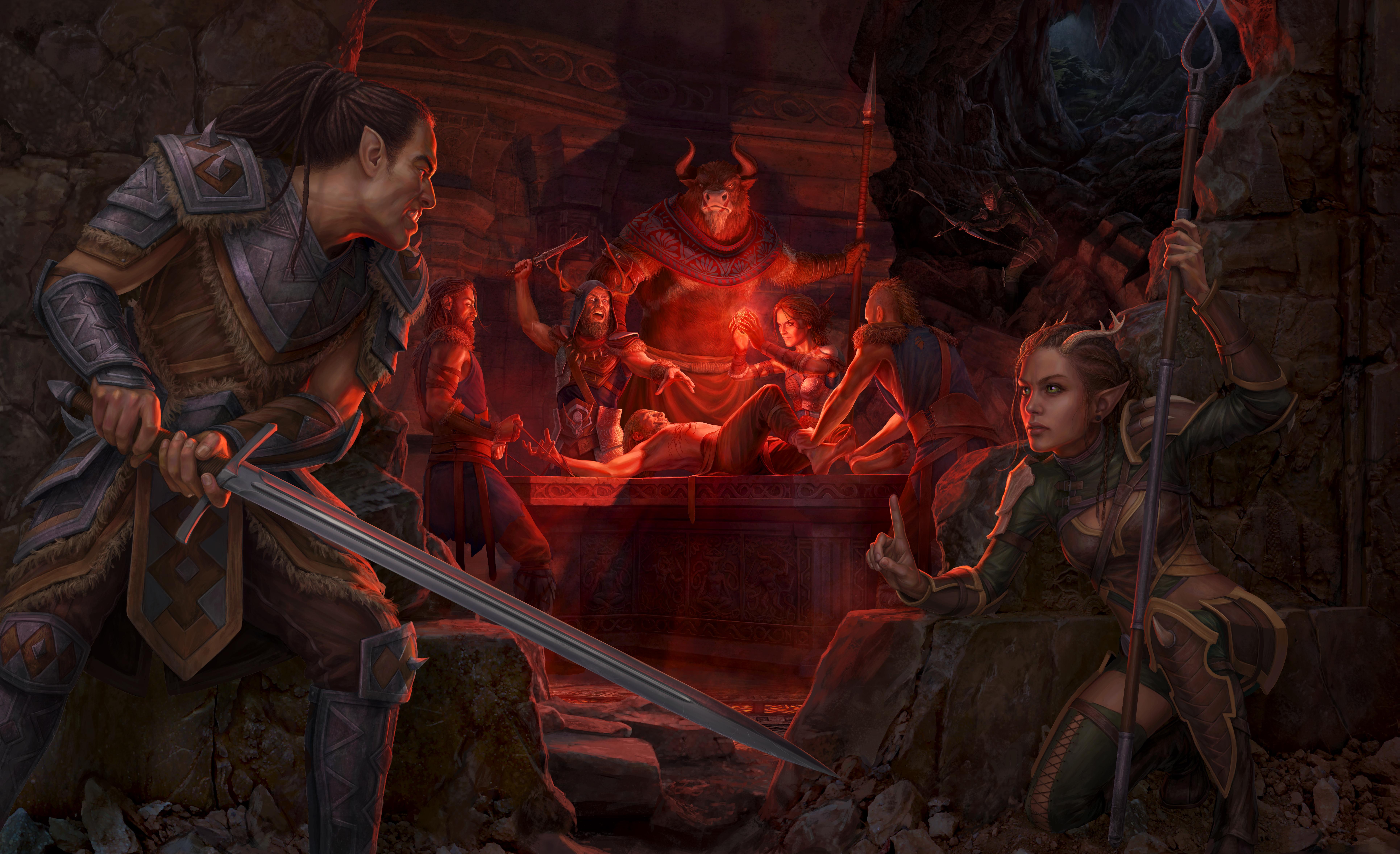 He elder. The Elder Scrolls online: Horns of the reach. The Elder Scrolls Reachmen. Подземелья TESO. TESO кузница.