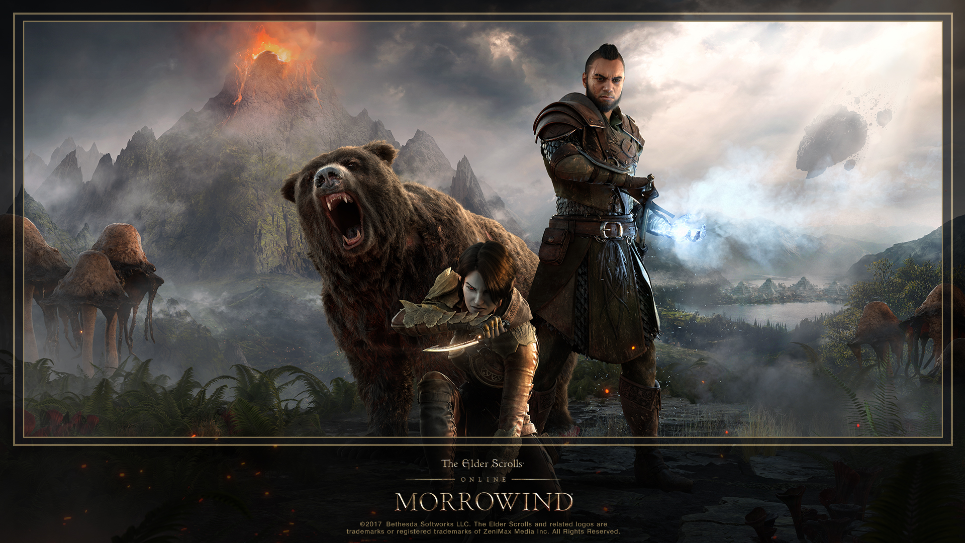 Download The New Eso Morrowind Hero Art Wallpaper The Elder