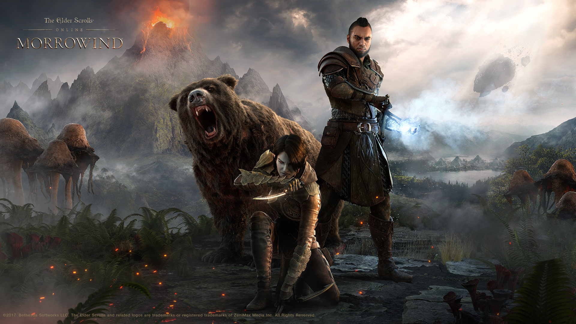 Download the New ESO: Morrowind Hero Art Wallpaper - The Elder Scrolls  Online